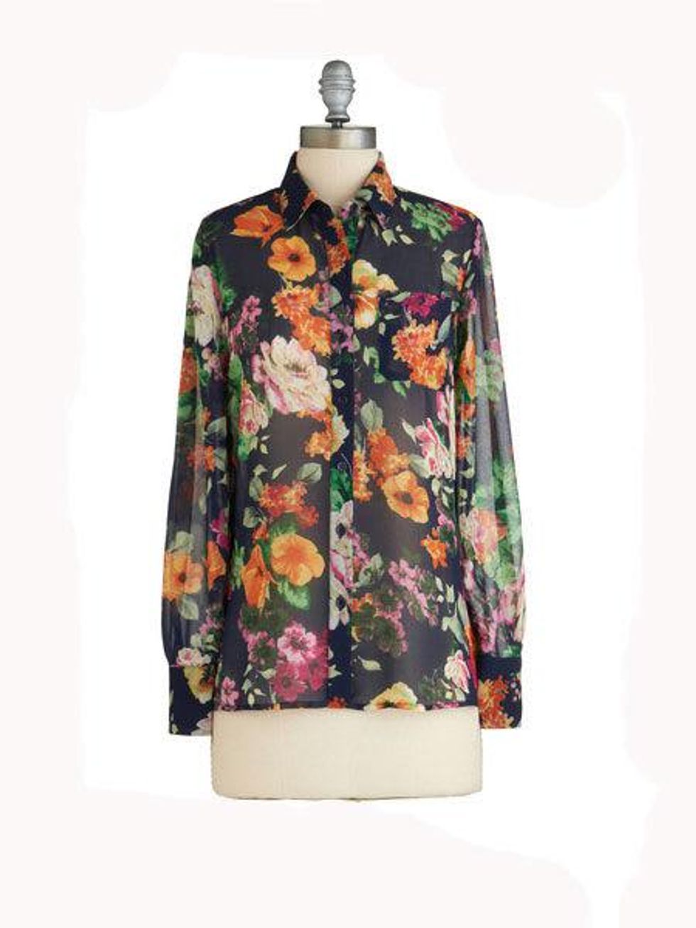 modcloth Prettier Than the Garnish Top