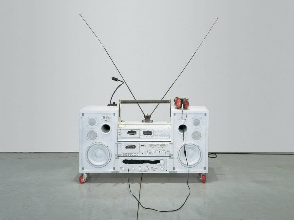 Model One_1999_Boombox Retrospective 1999\u20132015_Tom Sachs_The Contemporary Austin_2015