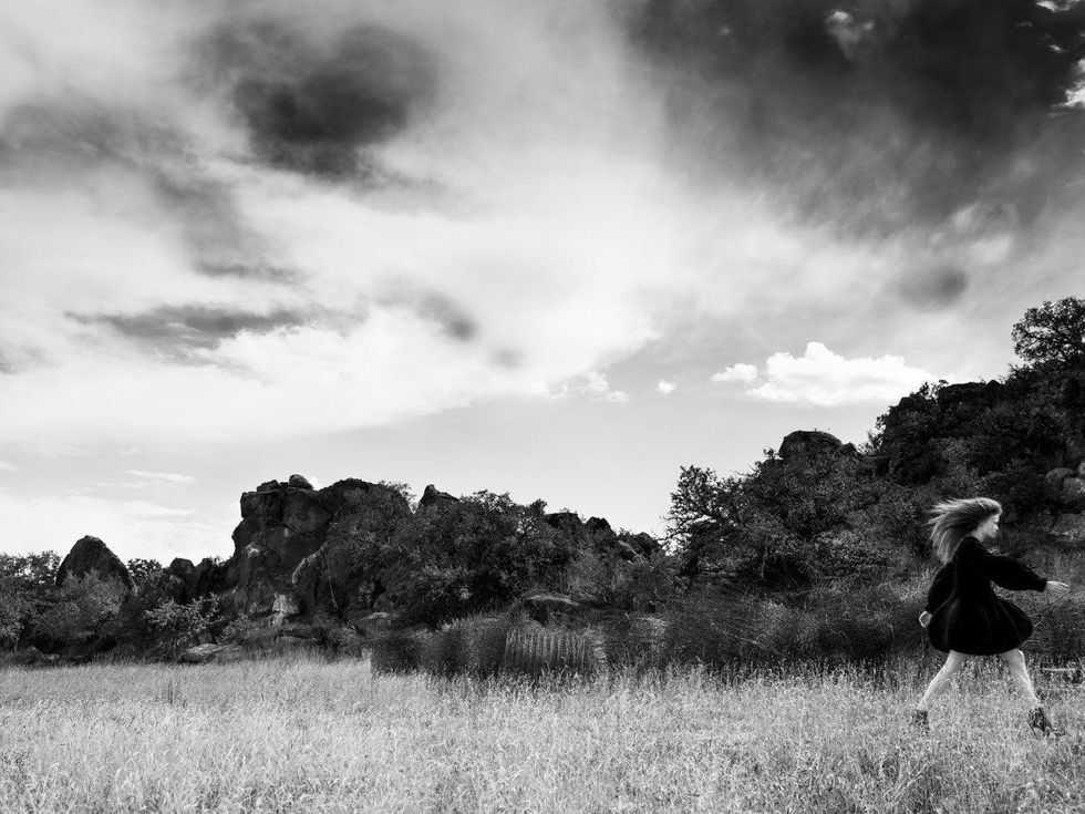 Models.com photo shoot in Marfa, Texas