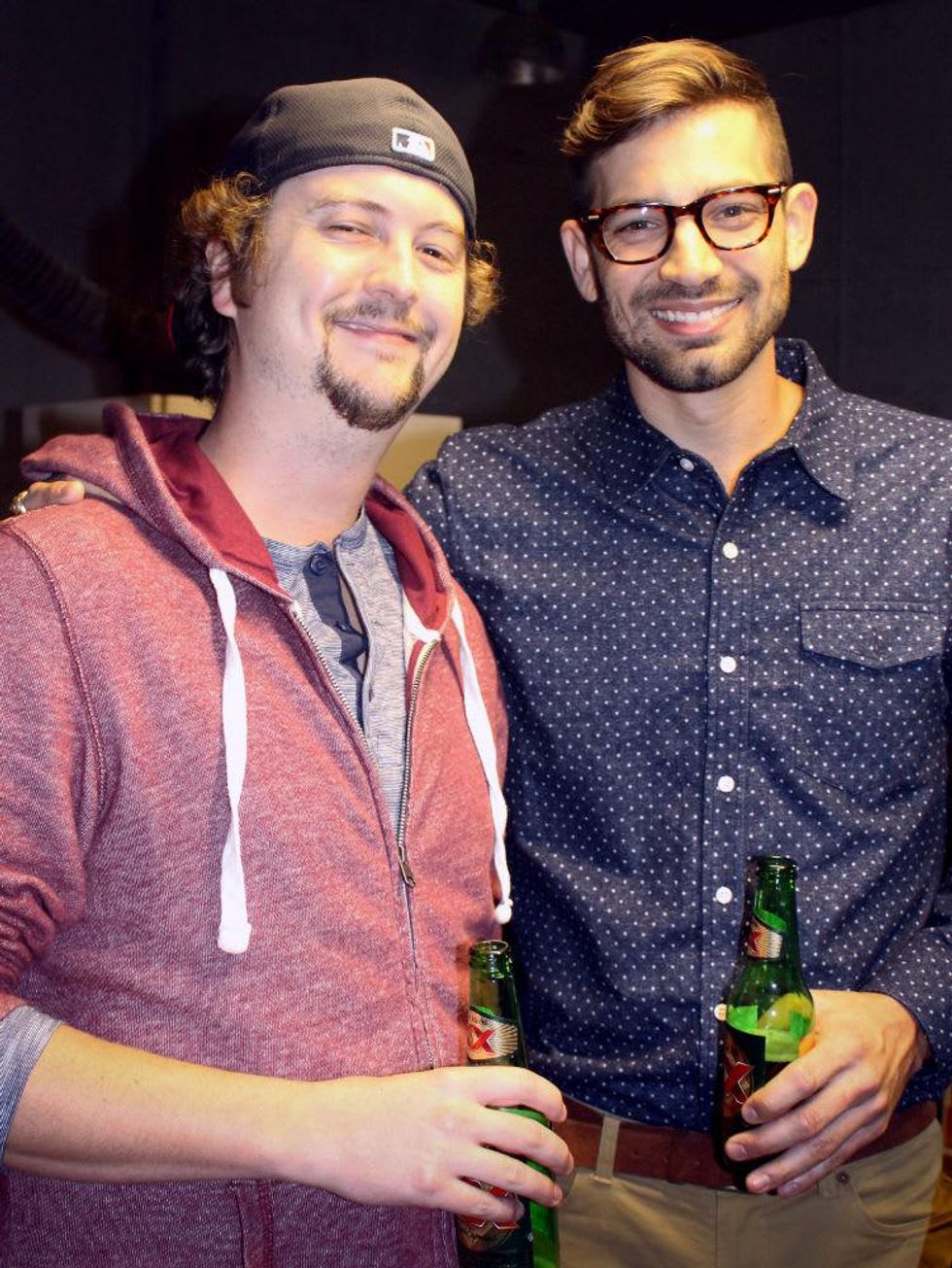 Moniker Guitars Texas BBQ Party December 2014 - Aaron Berkowitz - Danny Witte