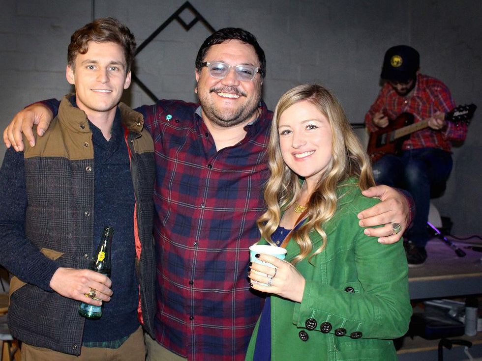 Moniker Guitars Texas BBQ Party December 2014 - Andrew Bennett - Nakia - Jessica Haggerty