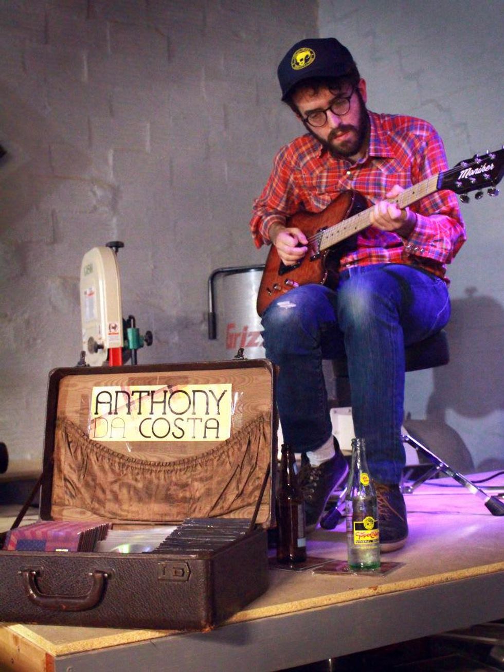 Moniker Guitars Texas BBQ Party December 2014 - Anthony da Costa