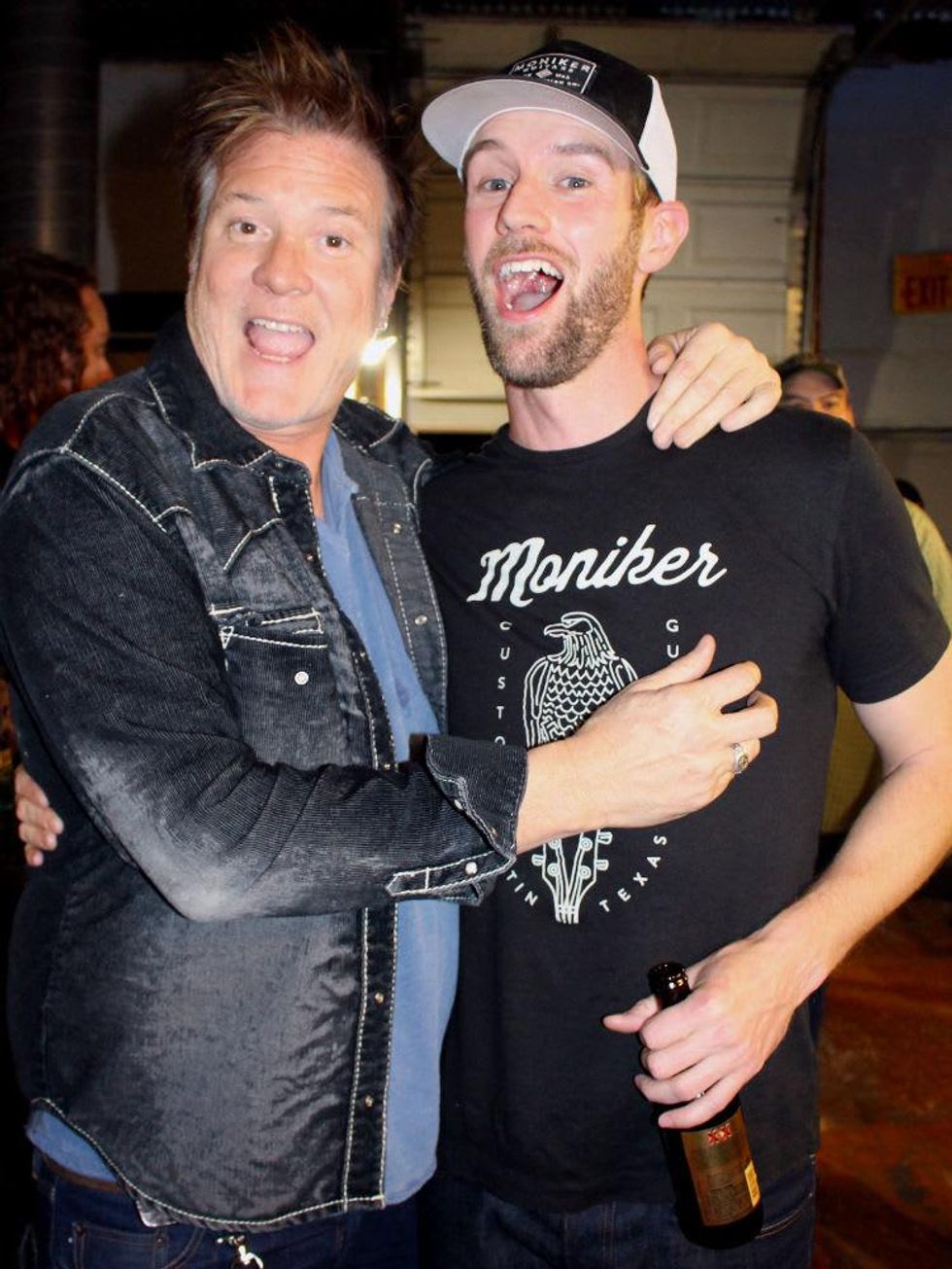 Moniker Guitars Texas BBQ Party December 2014 - Lance Keltner - Kevin Tully