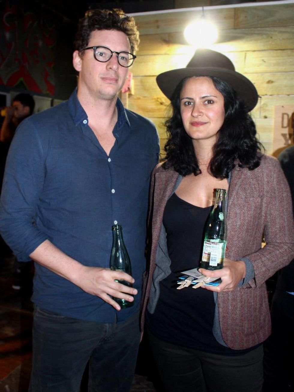 Moniker Guitars Texas BBQ Party December 2014 - Mat Hall - Mahshad Vakili