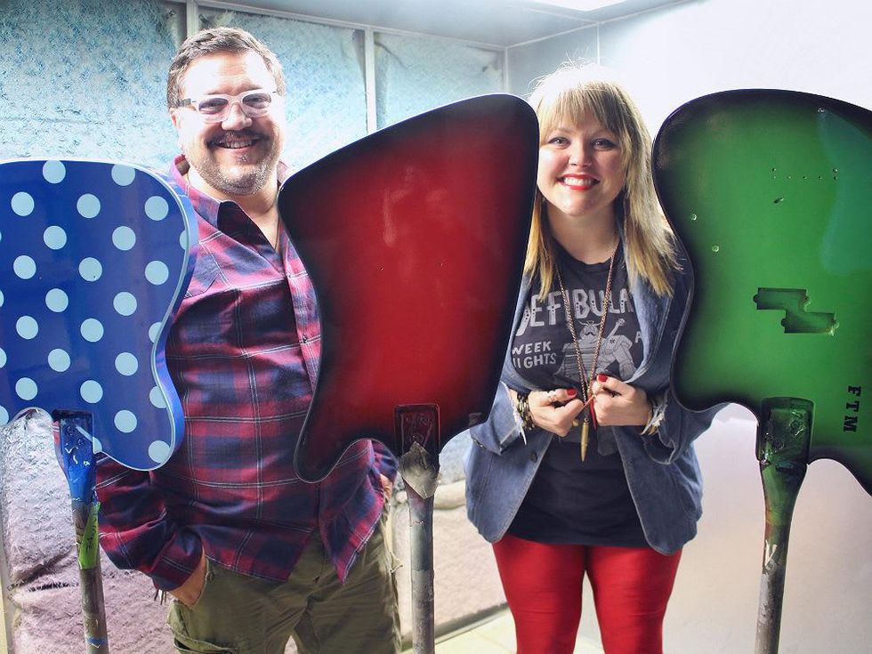 Moniker Guitars Texas BBQ Party December 2014 - Nakia - Danielle Thomas