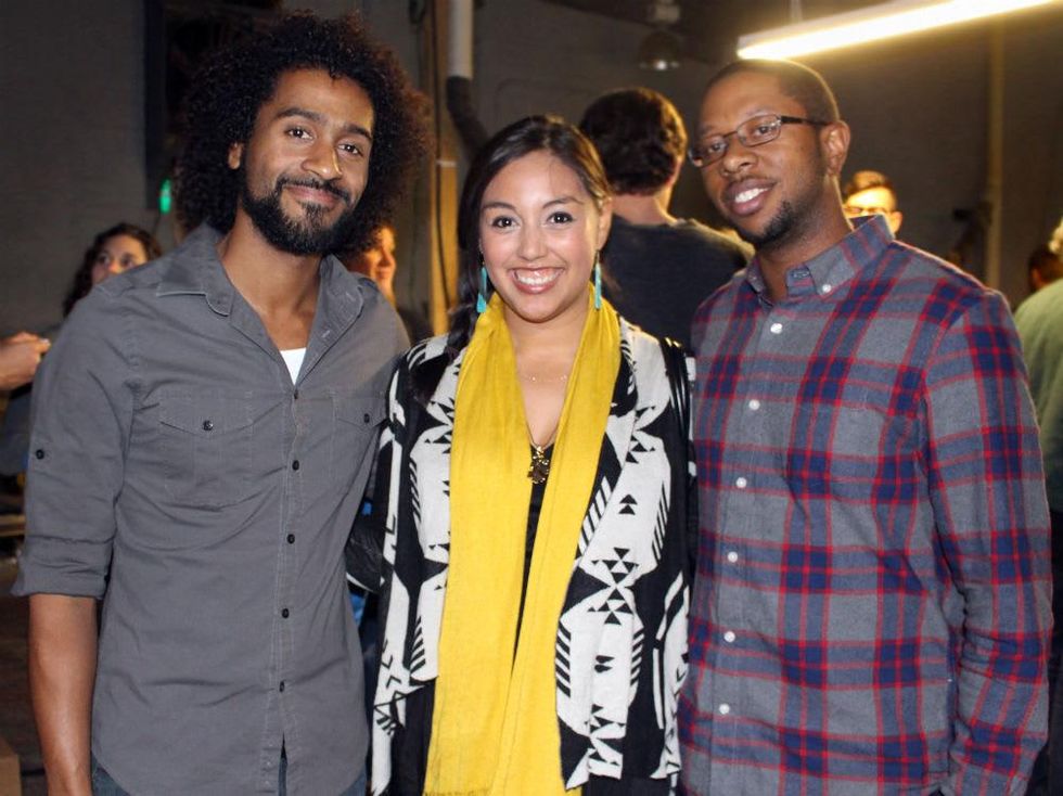 Moniker Guitars Texas BBQ Party December 2014 - Tje Austin - Amanda Garcia - Allen Davenport