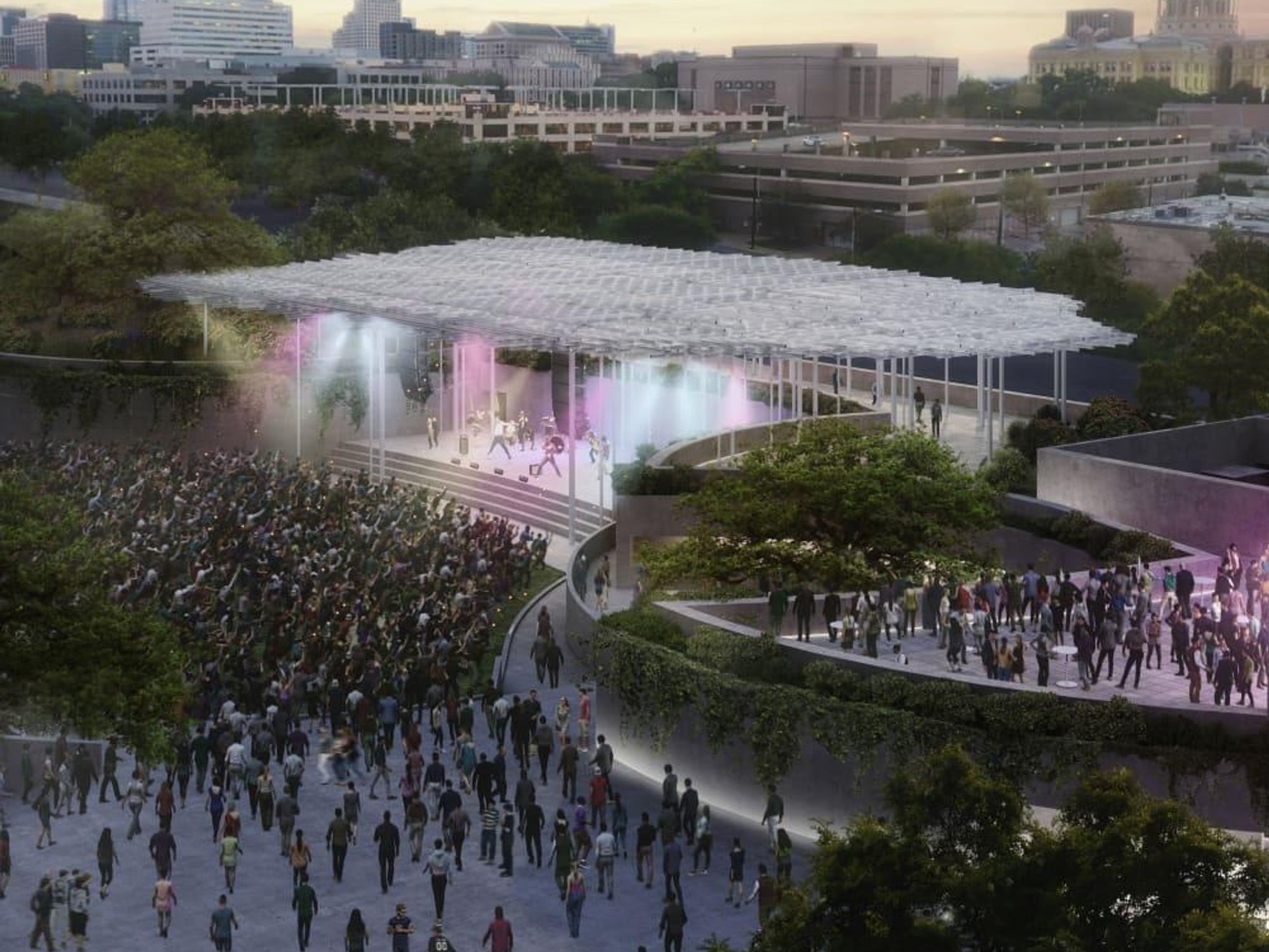 Moody Amphitheater Waterloo Greenway