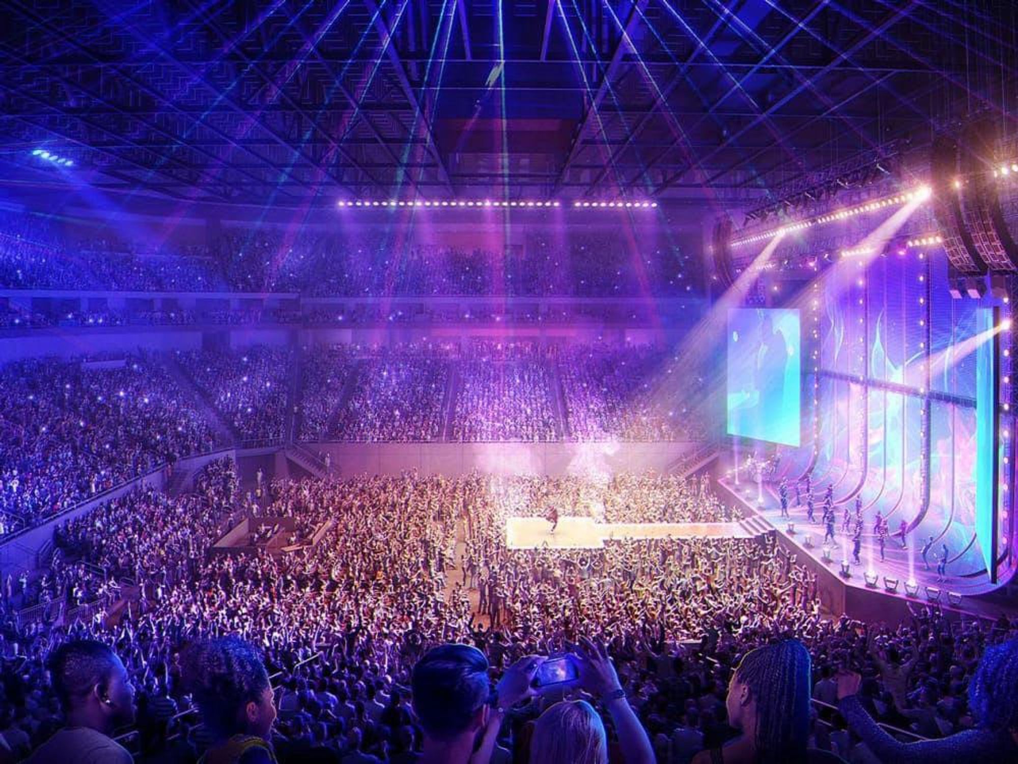 Moody Center Concert View