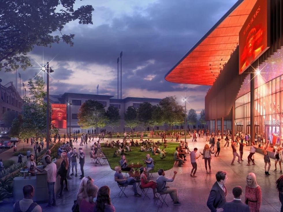 Moody Center Plaza View