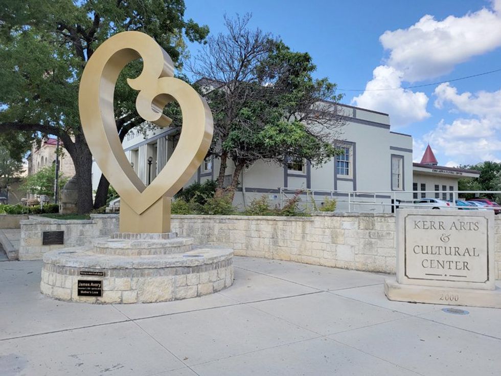 Mother's Love sculpture in Kerrville