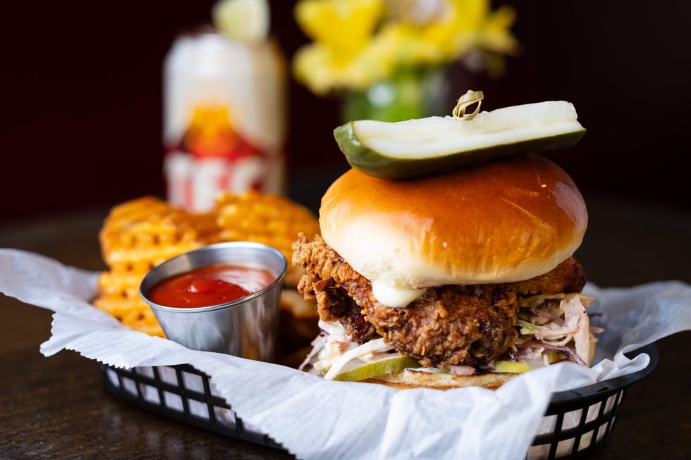 Mother's Ruin spicy chicken sandwich