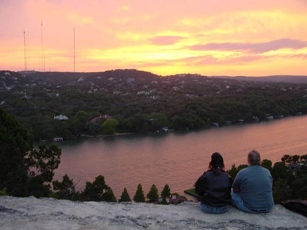 Mount Bonnell sunset