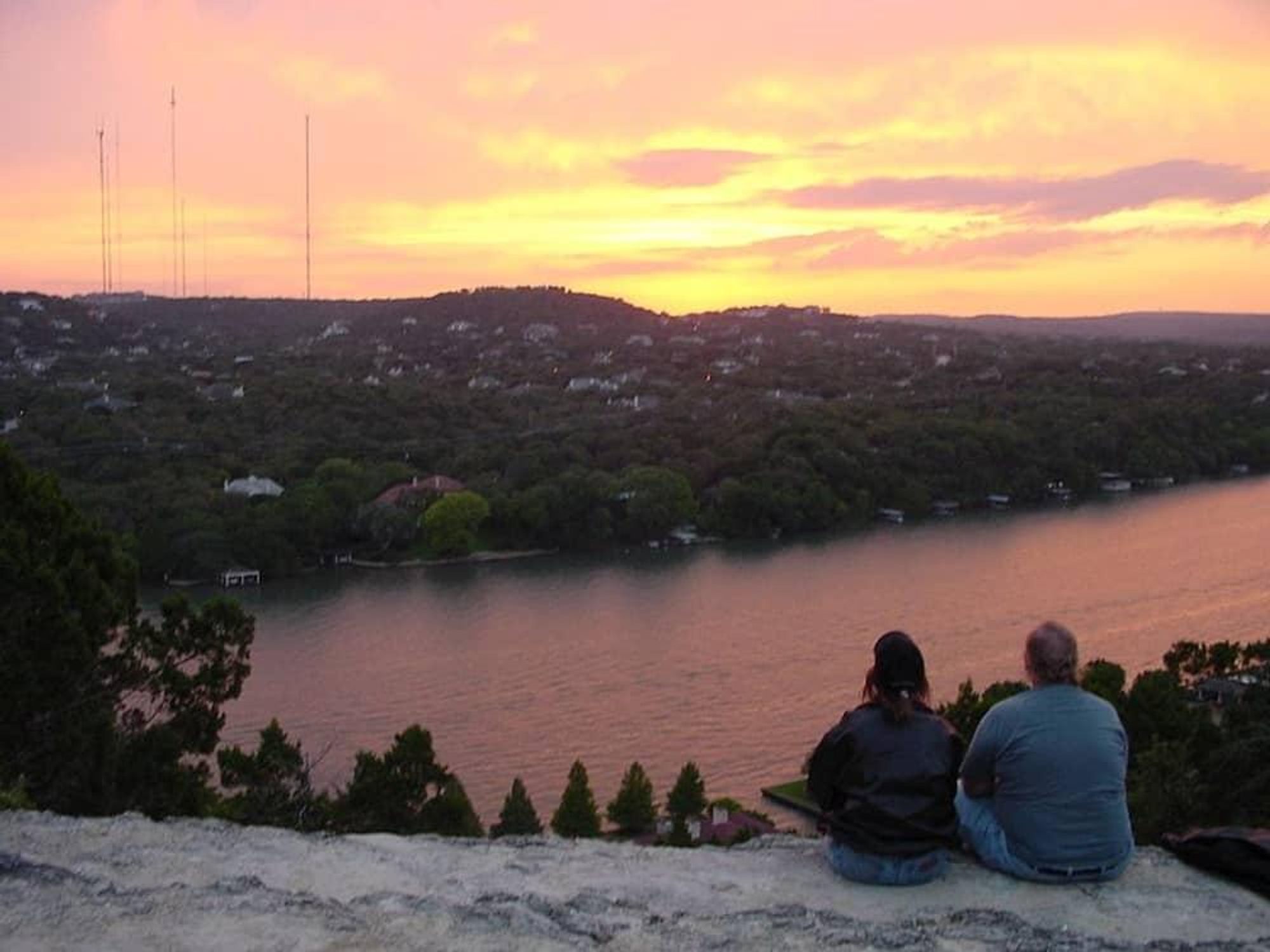 Mount Bonnell sunset