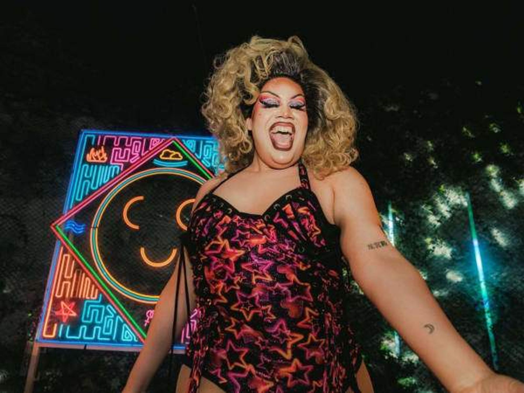 Moxie performs at ATX Trans Pride in 2024