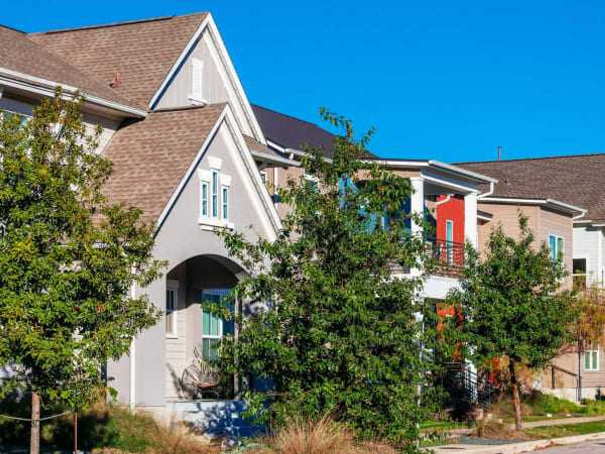 Mueller neighborhood in Austin