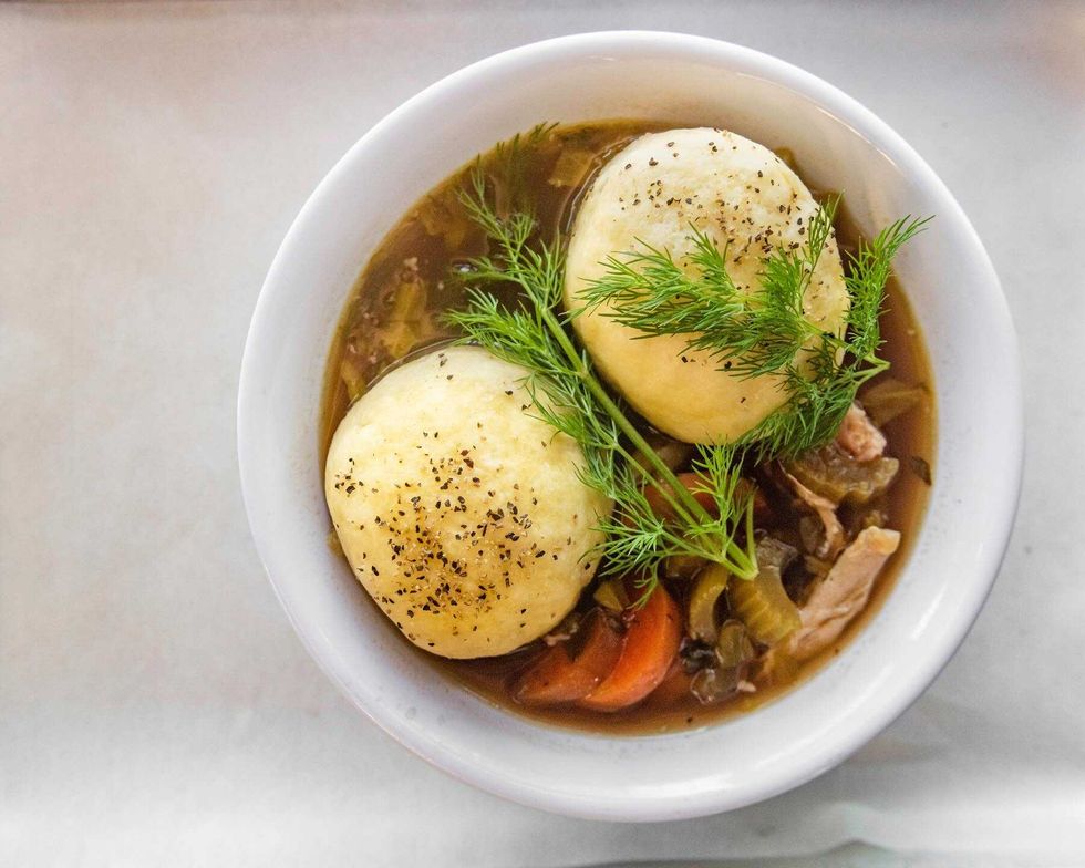 Mum Foods matzoh ball soup