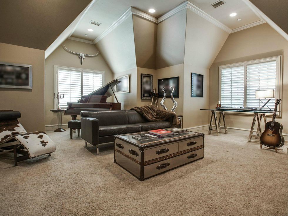 Music room at 1724 Wisteria Way in Dallas