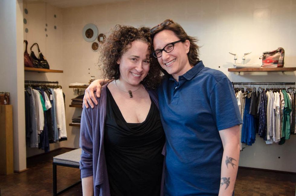 Nancy Aebersold and Dana Blumrosen at By George