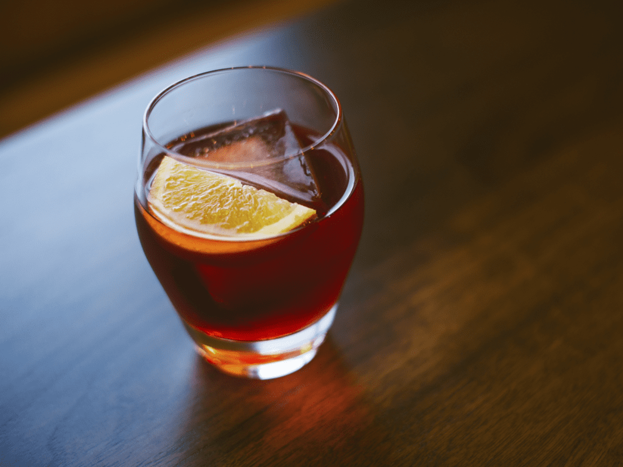 Negroni cocktail Visconti Bar at Hotel Granduca