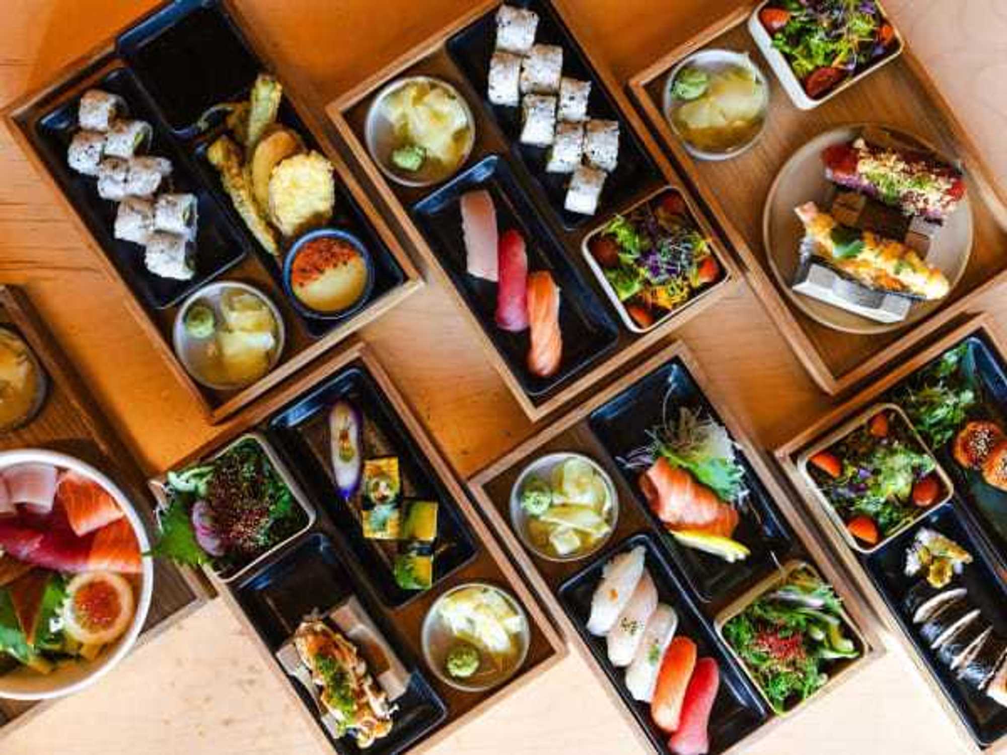 Neighborhood Sushi dishes
