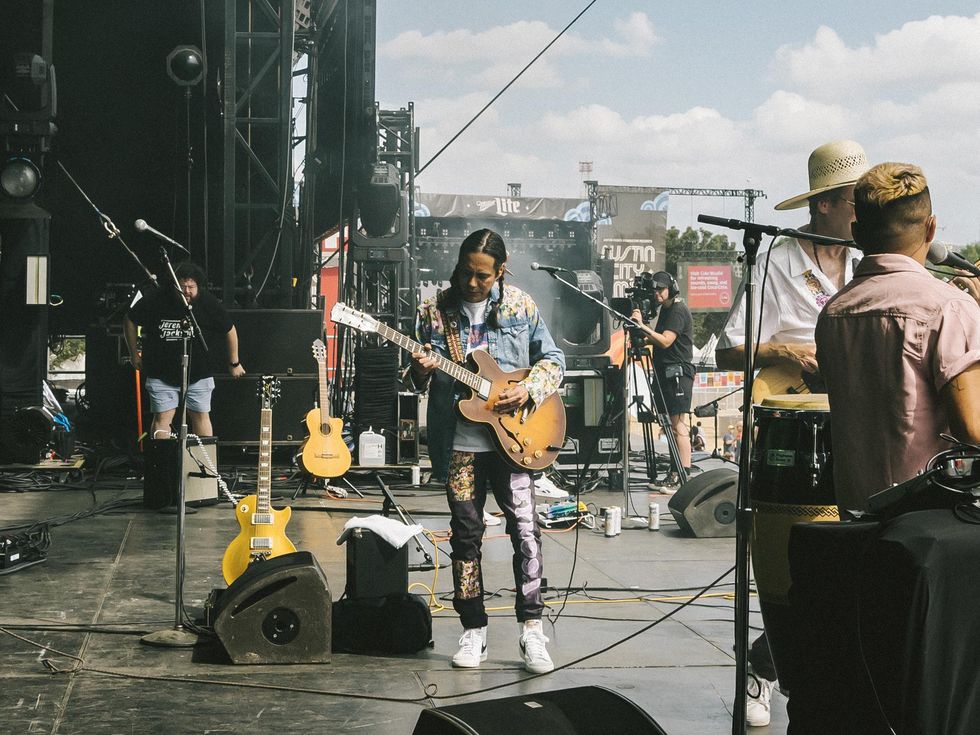 Nelson Valente Aguilar of Como Las Movies at Austin City Limits Festival.