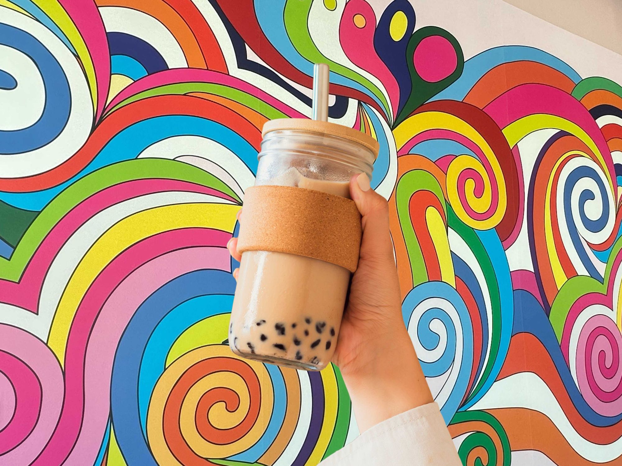 Neon Belly boba drink