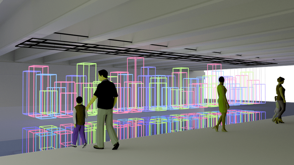 Neon City mockup for Austin Creek Show 2022.