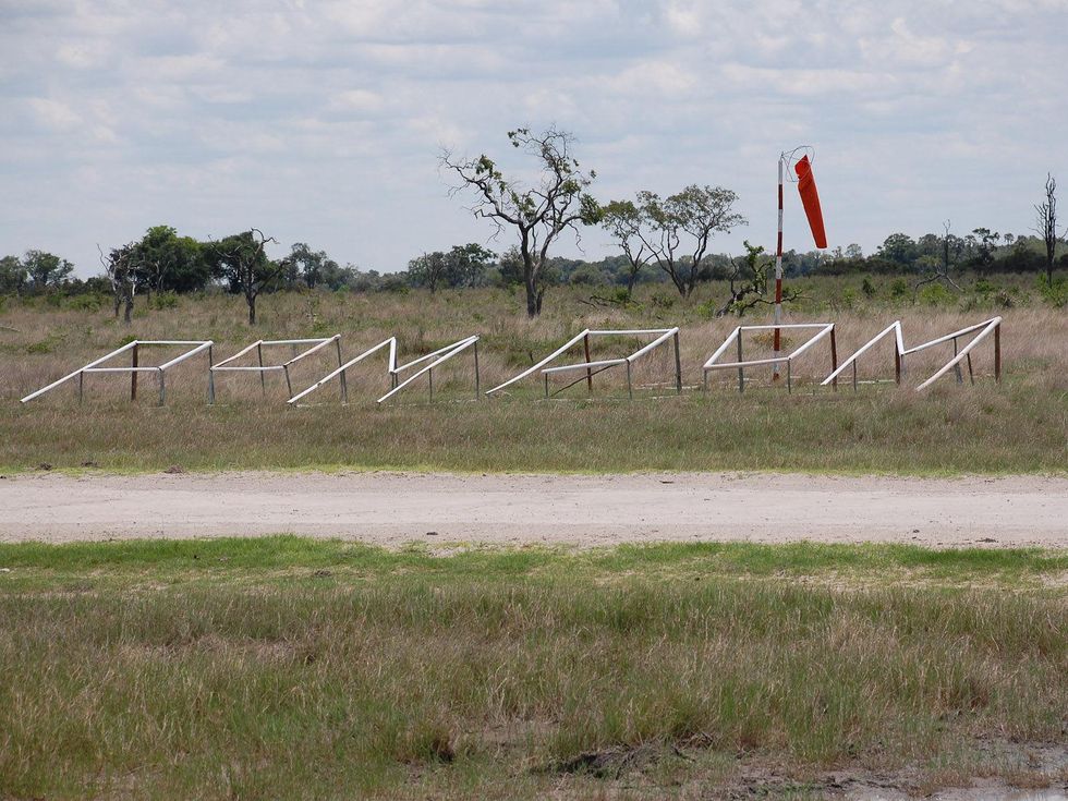 News_Lauren Levicki_Africa_The airstrip at POM POM, made us laugh