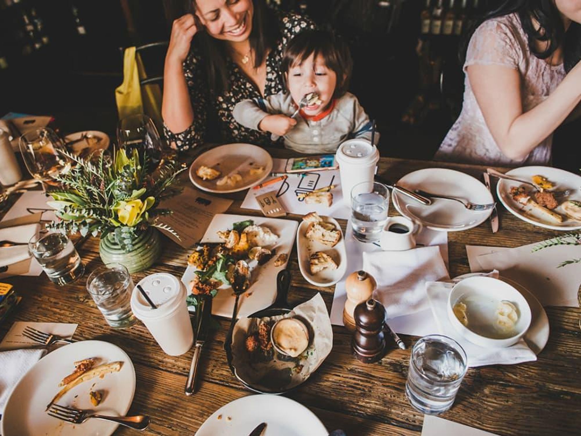 Nibble + Squeak dinner