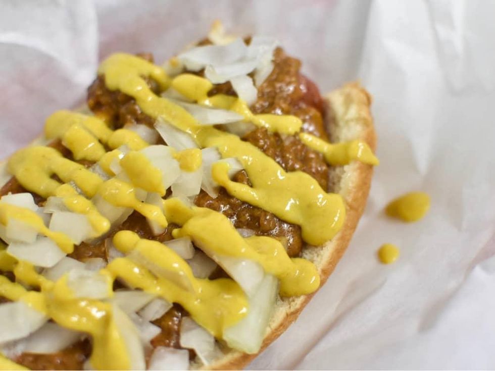 Nickel City chili dog