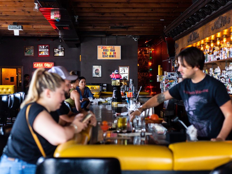 Nickel City Fort Worth interior