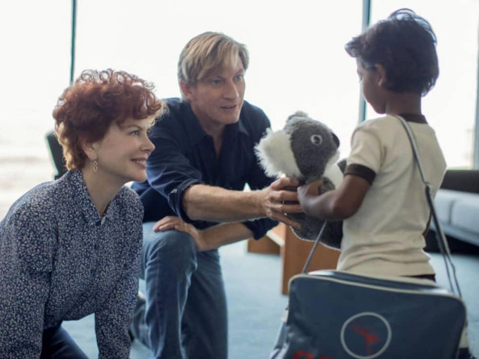 Nicole Kidman, David Wenham, and Sunny Pawar in Lion