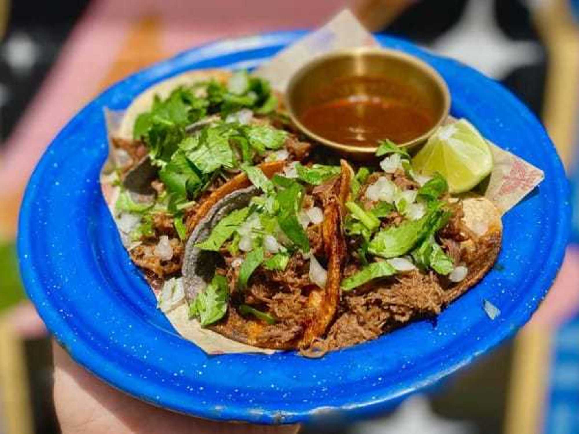 Nixta Taqueria barbacoa tacos
