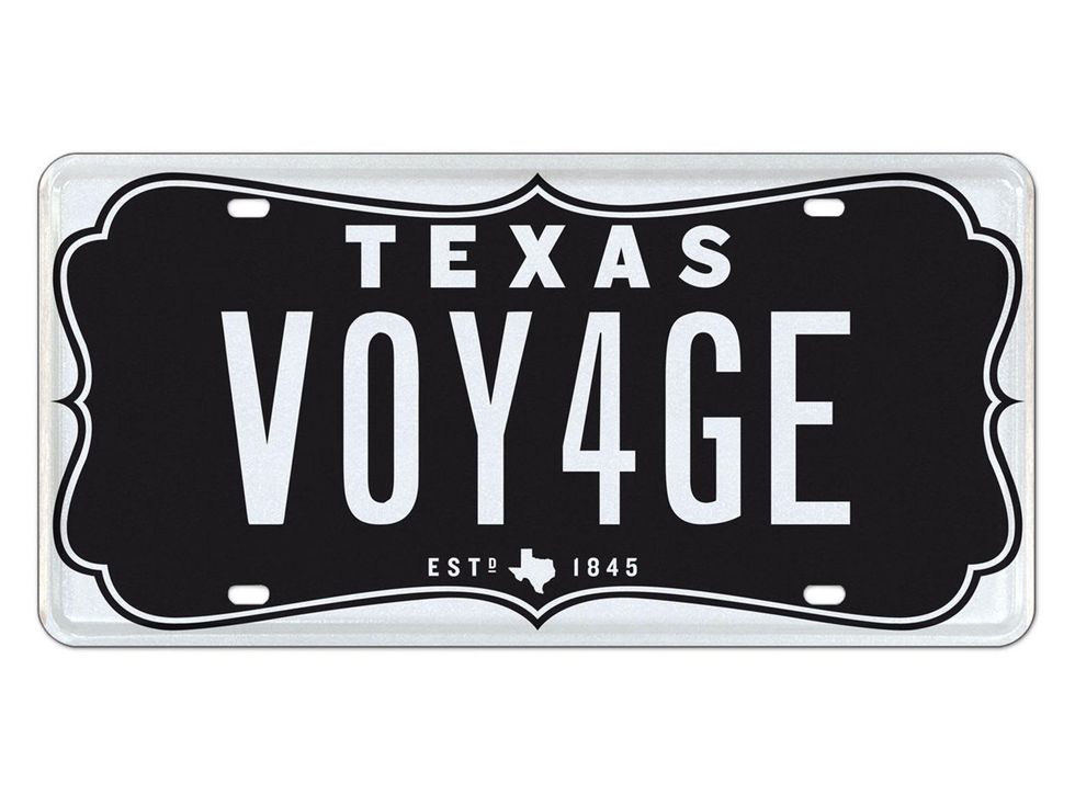No. 10 top 10 Texas license plates 2013 VintageBlk-VOY4GE