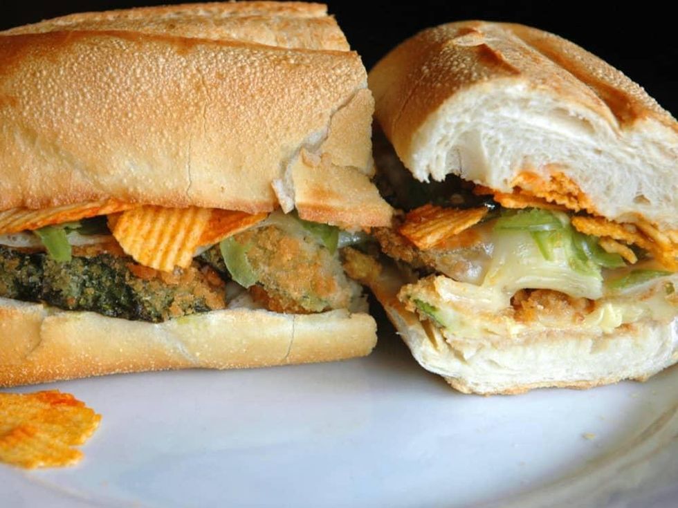 No. 7 Sub New York City zucchini parm sub sandwich 2015