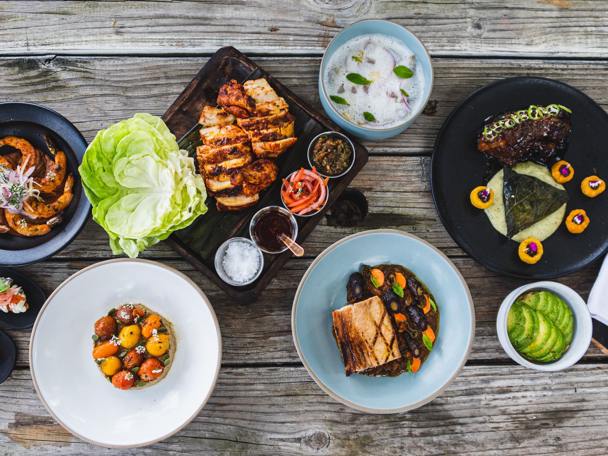 Nômadé Cocina Y Raw Bar dishes