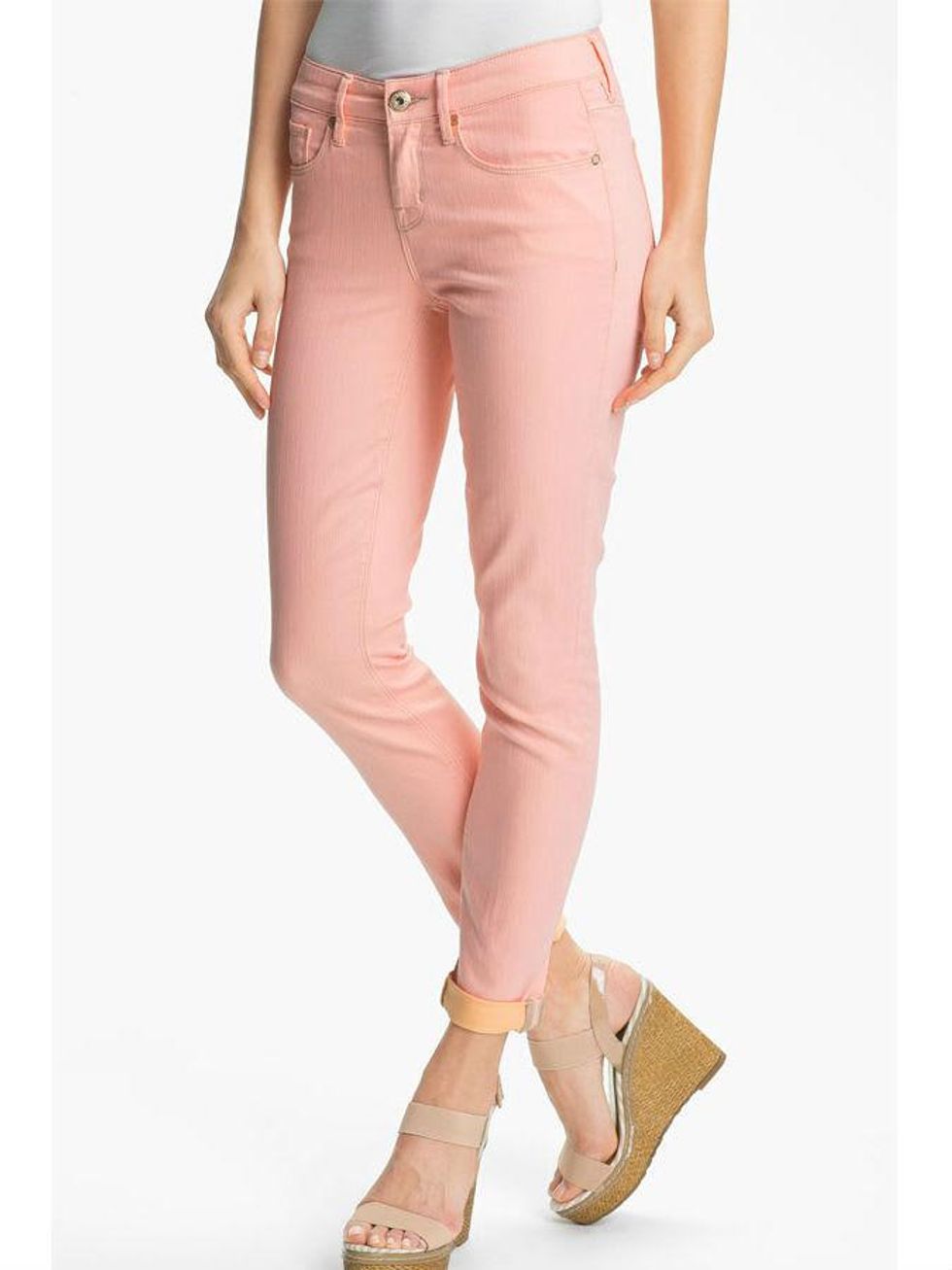 nordstrom Isaac Mizrahi Jeans Contrast Cuff Jeans