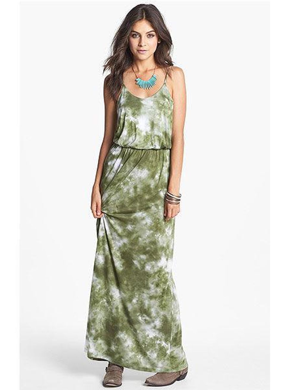 nordstrom Lush Knit Tie Dye Maxi Dress