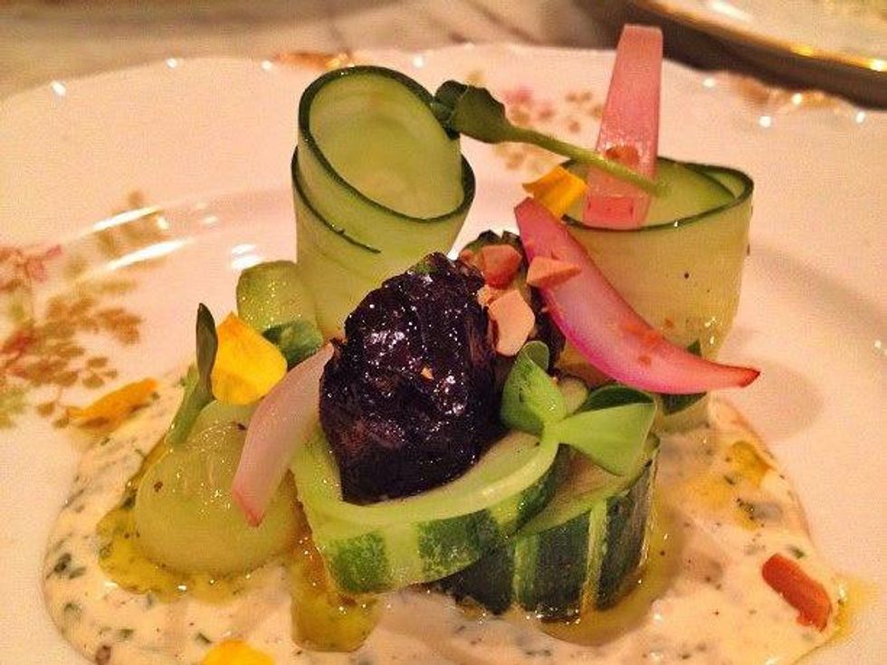 Olamaie cucumber salad