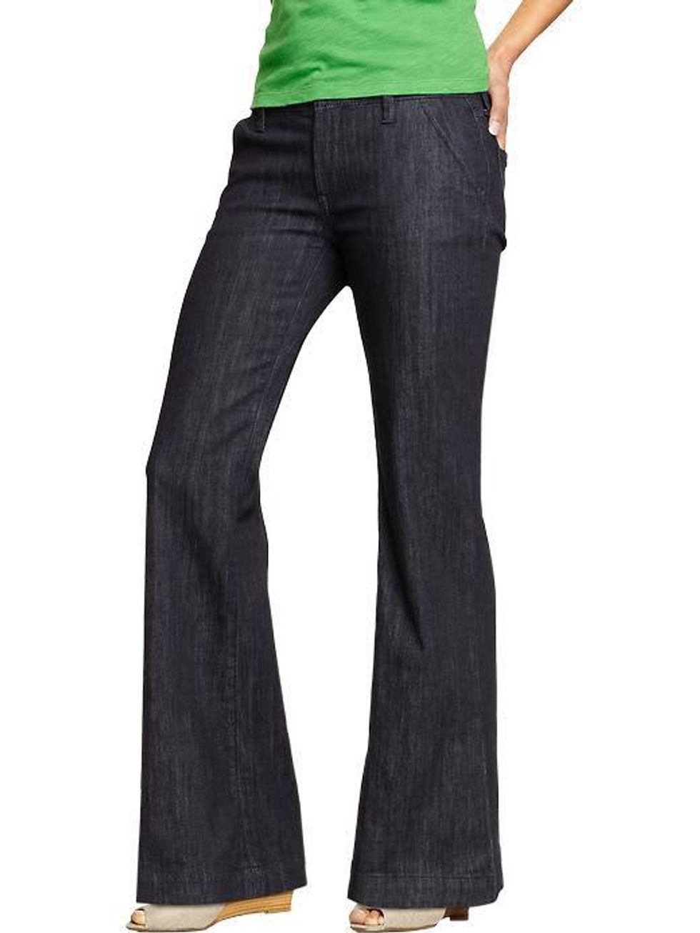 old navy Women's Wide-Leg Trouser Jeans
