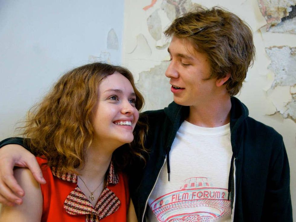 Olivia Cooke and Thomas Mann in Me and Earl and the Dying Girl
