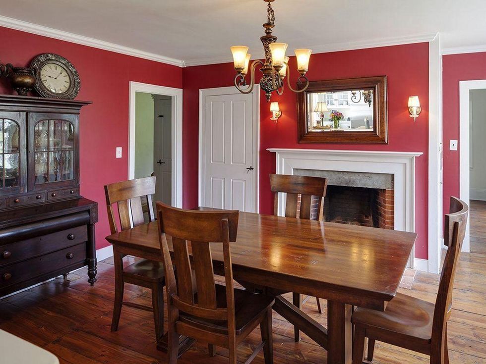 On the Market Renee Zellweger 1774 house in Connecticut September 2014 dining room