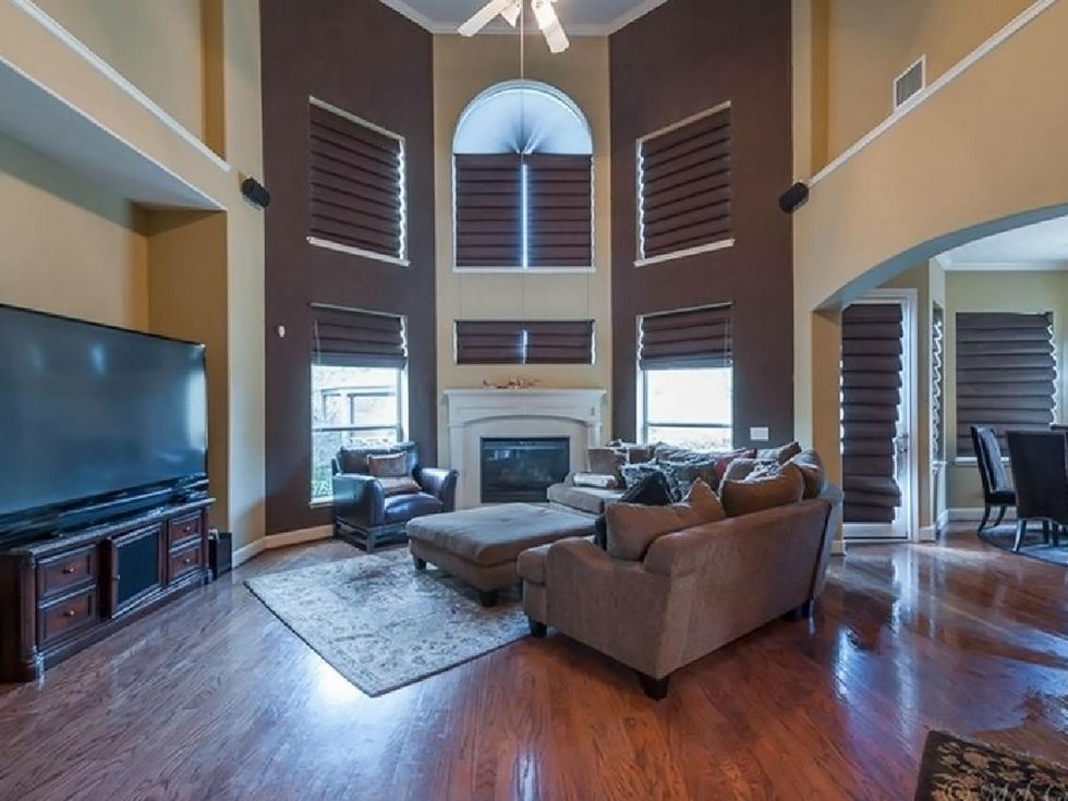 On the Market Vince Young Royal Oaks house 12006 Legend Manor Drive October 2014 family room