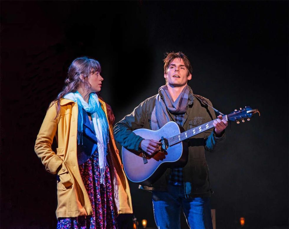 Once, actors on stage