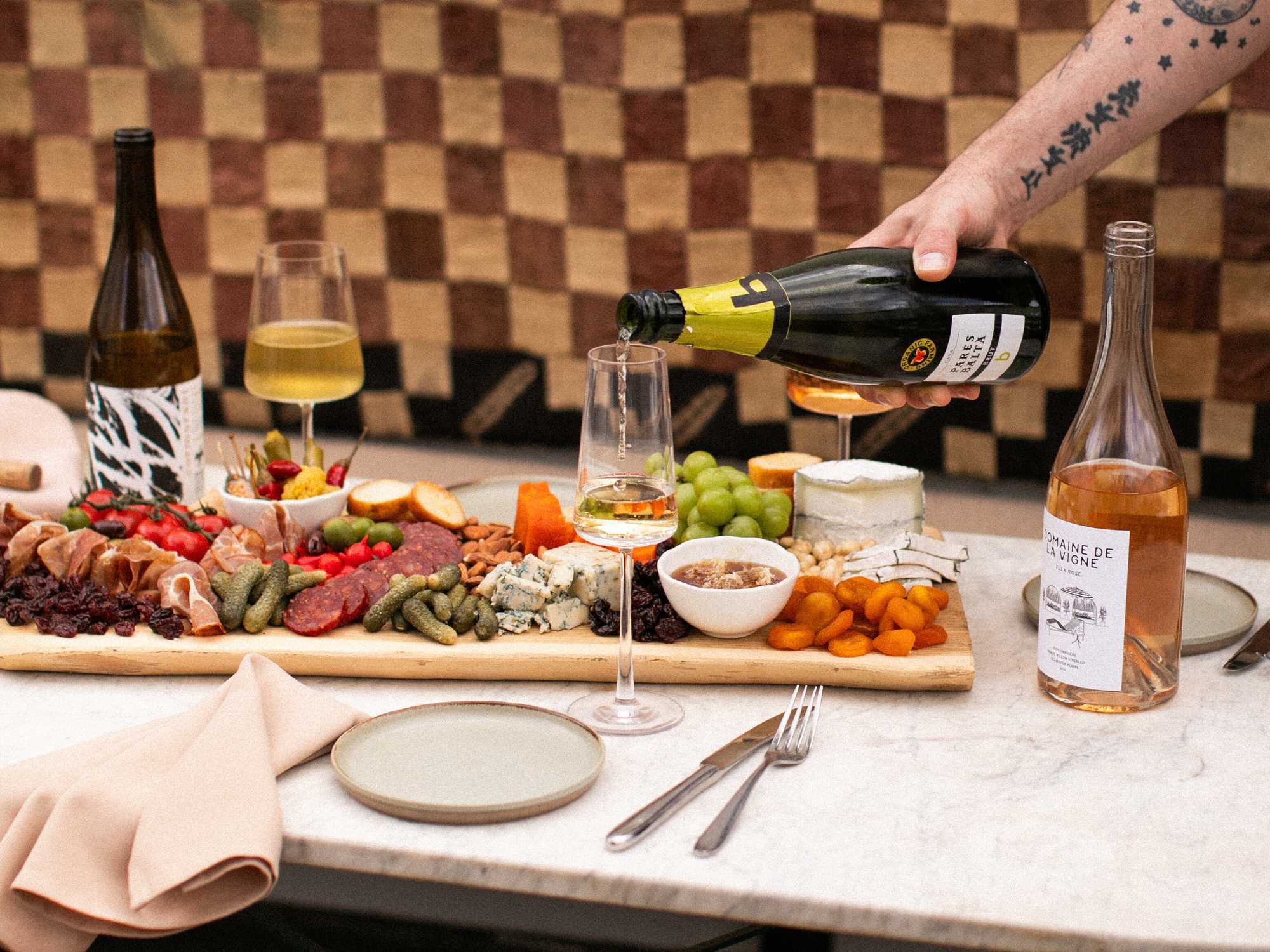 Only the Wild Ones wine and charcuterie