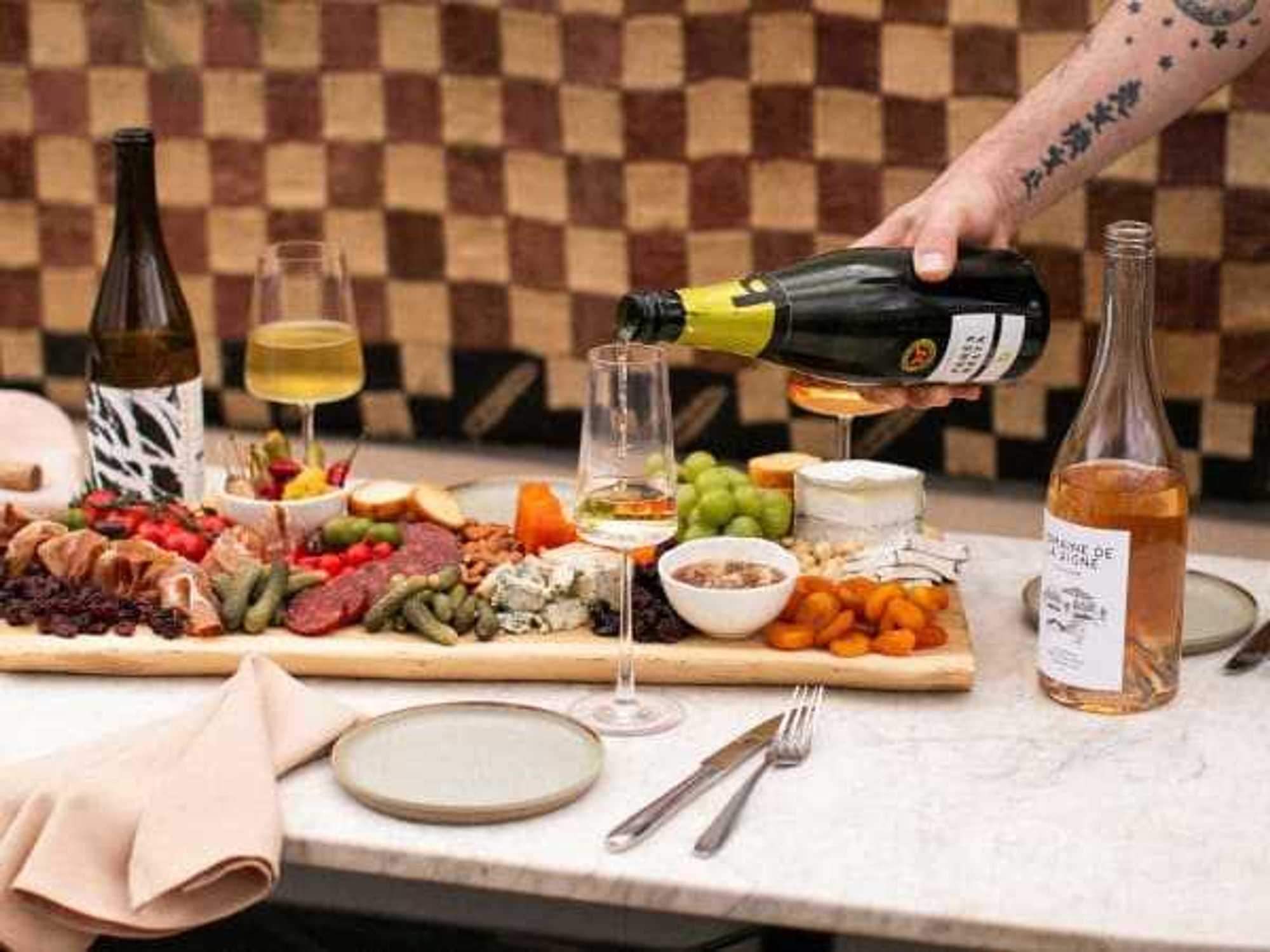 Only the Wild Ones wine and charcuterie