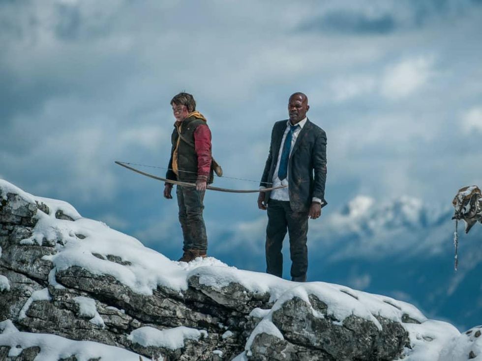 Onni Tommila and Samuel L. Jackson in Big Game