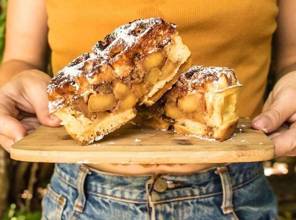 Ooga Booga Waffles Peach