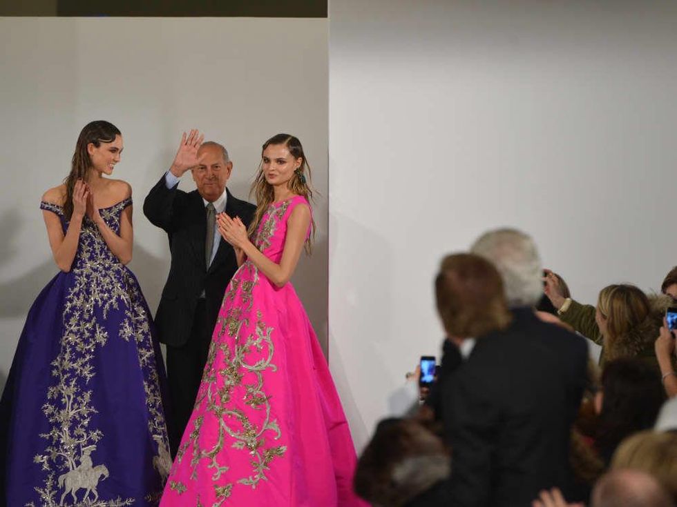 Oscar de la Renta, Mercedes-Benz Fashion Week, February 2013