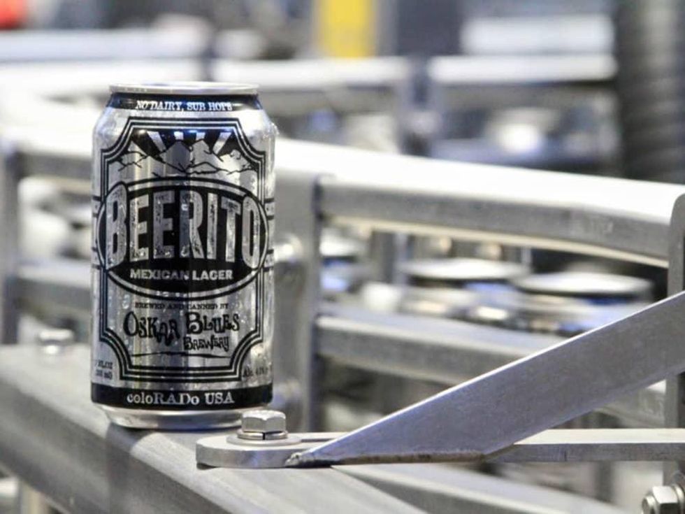 Oskar Blues Brewery beer can Beerito